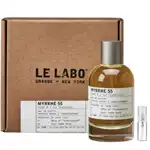 Le Labo Myrrhe 55 - Eau de Parfum - Perfume Sample - 2 ml